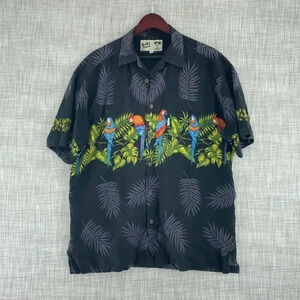 Koko Island Hawaiian Shirt Short Sleeve Button Down Mens L 3744